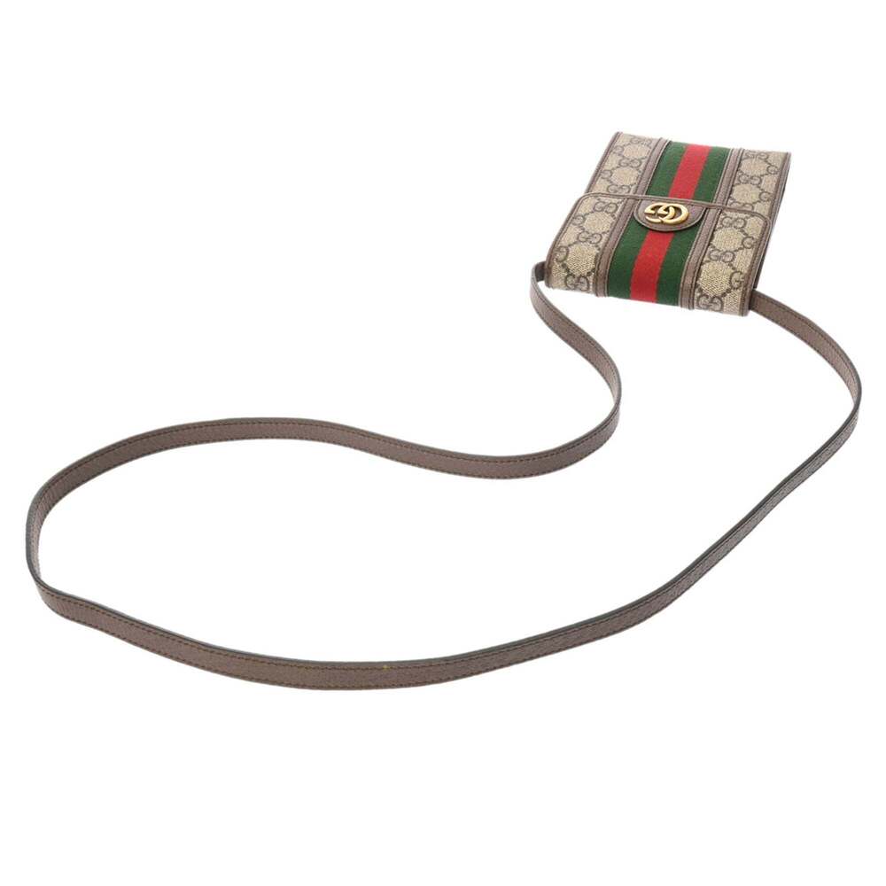 GUCCI Authentic Brown Canvas Shoulder Bag - Picture 4 of 11